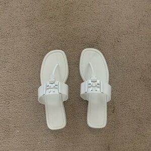 Tory Burch White Sandals